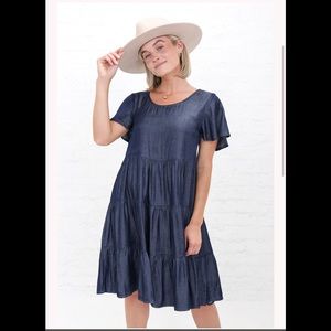 Mikarose Peyton Dress in Gray